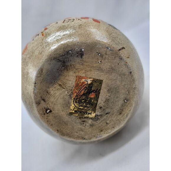 Arline Handmade and Hand-painted Pottery Vase - Picture 4 of 8